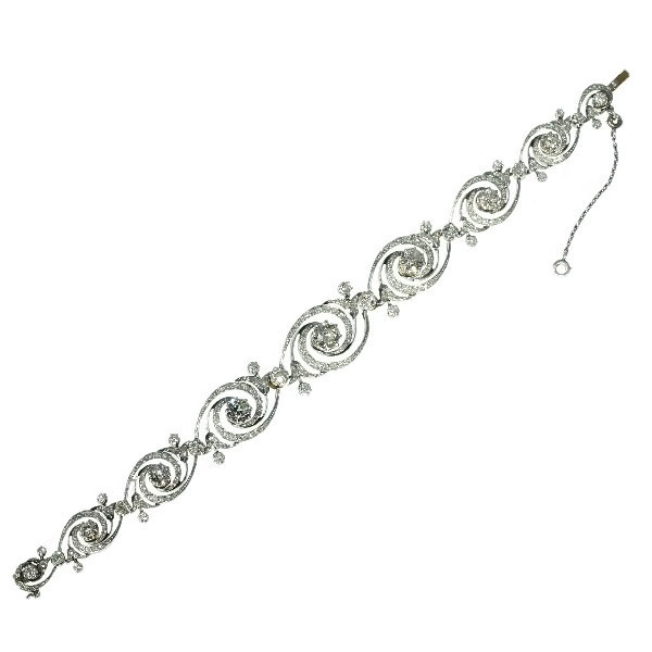 Belle Epoque diamond flexible bracelet by Emile Olive (image 5 of 19)